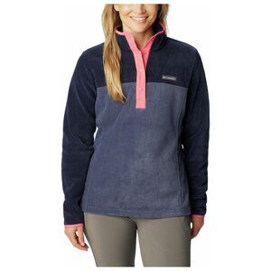 NWT Columbia Women's Benton Springs Half Snap Fleece Pullover- Nocturnal/Dark